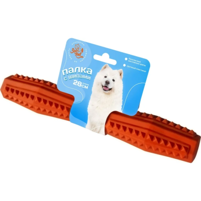 Игрушка Палка с шипами для собак 28 см, Зооник