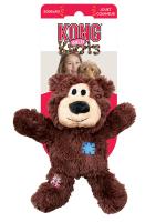 Мишка плюшевый с канатом внутри KONG, 10 см