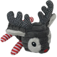 Олень с пищалкой разноцветный, 13 см размер S, Petpark