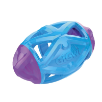 Игрушка для собак EDGE FLASH Регби-мяч светящийся 15 см GiGwi