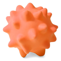 Мяч массажный с шипами из винила с пищалкой, 6,5 см Triol