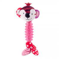 Обезьяна с пищалкой SUPPA PUPPA 15 см GiGwi