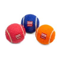 Три мяча CATCH & FETCH с пищалкой маленькие, 4,8 см GiGwi
