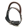 Купить Ошейник кожаный двойной с круглой ручкой 35*630 мм Gamma для собак с доставкой по России.