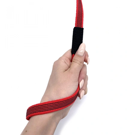 Поводок прорезиненный 15 мм, красный, ЗВЕРИКО