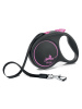 Рулетка для собак Flexi Black Design L, до 50 кг, лента 5 м