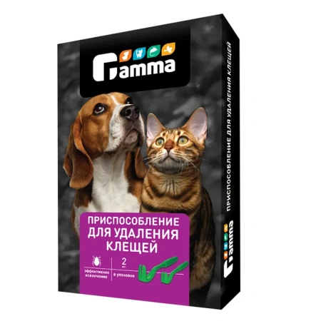 Приспособление для удаления клещей (в уп.2 шт.) Gamma