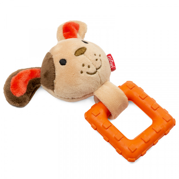 Собачка с пищалкой SUPPA PUPPA 15 см GiGwi