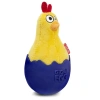купить Игрушка для собак EGG Цыпленок-неваляшка с пищалкой 14 см GIGwi