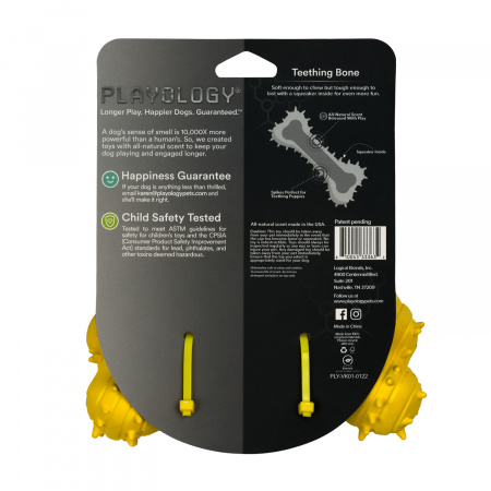 Дентальная жевательная косточка с ароматом для щенков PUPPY TEETHING BONE, Playology