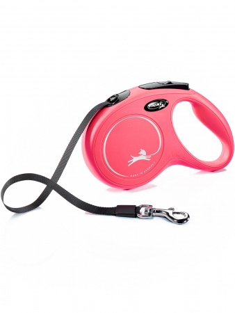 Рулетка для собак Flexi New Classic M, до 25 кг, лента 5 м