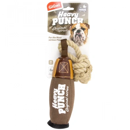 купить Боксерская груша с пищалкой HEAVY PUNCH, 15 см GiGwi