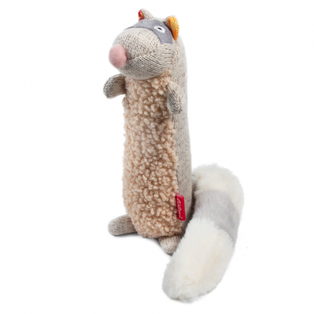 купить Игрушка для собак Енот с пищалкой PLUSH FRIENDZ 17 см GiGwi