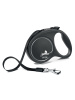 Рулетка для собак Flexi Black Design L, до 50 кг, лента 5 м