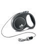Рулетка для собак Flexi Black Design XS, до 8 кг, трос 3 м