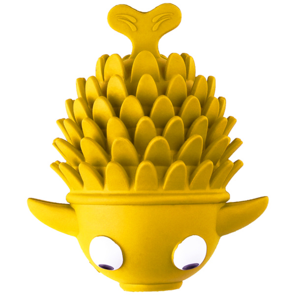 Рыба-ёрш 12 см желтая с ароматом сливок, Mr.Kranch