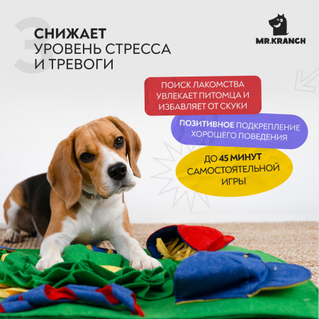 купить Нюхательный коврик Бейсбольный матч, размер 50x70 см, Mr.Kranch