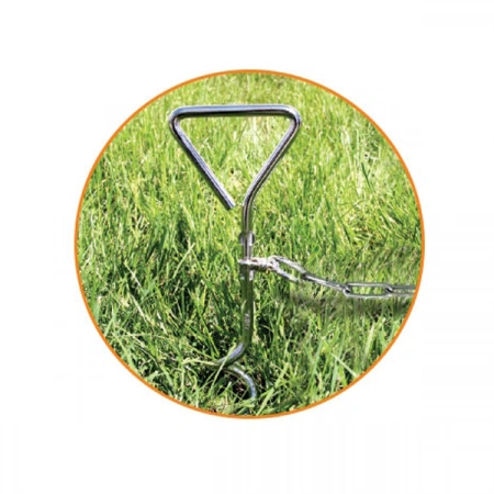 Фиксатор для крепления тросового поводка (штопор) Triol