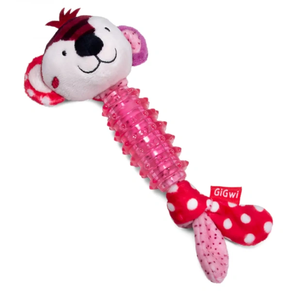 Обезьяна с пищалкой SUPPA PUPPA 15 см GiGwi