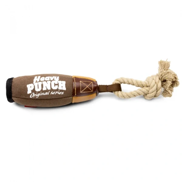 Боксерская груша с пищалкой HEAVY PUNCH, 15 см GiGwi