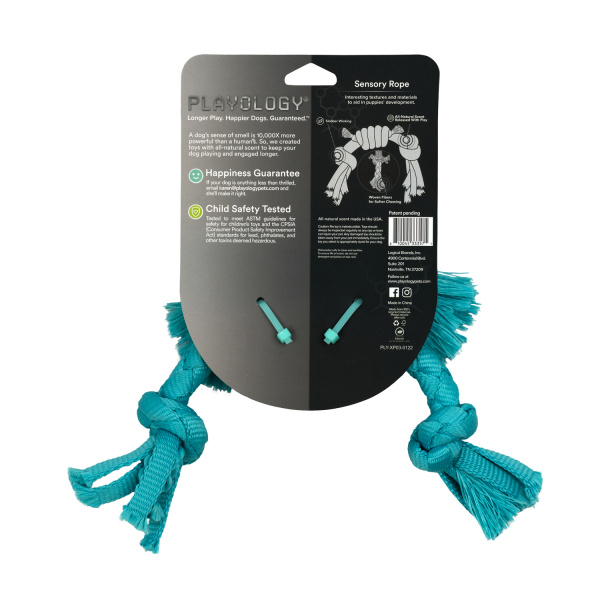 Сенсорный канат с ароматом для щенков PUPPY SENSORY ROPE, Playology