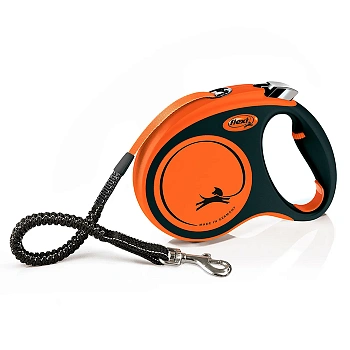 Купить Рулетка для собак Flexi Xtreme M, до 35 кг, лента 5 м для собак с доставкой по России