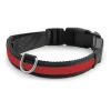 Ошейник светящийся светодиодный NIGHT CITY нейлоновый, красный Triol Ошейник светящийся светодиодный NIGHT CITY нейлоновый, красный Triol
