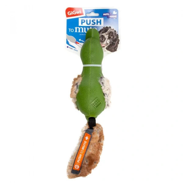 Утка с отключаемой пищалкой, 30 см GiGwi