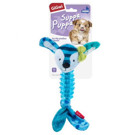 купить Заяц с пищалкой SUPPA PUPPA 15 см GiGwi