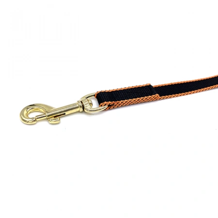 Поводок 20 мм, черно-оранжевый, ЗВЕРИКО