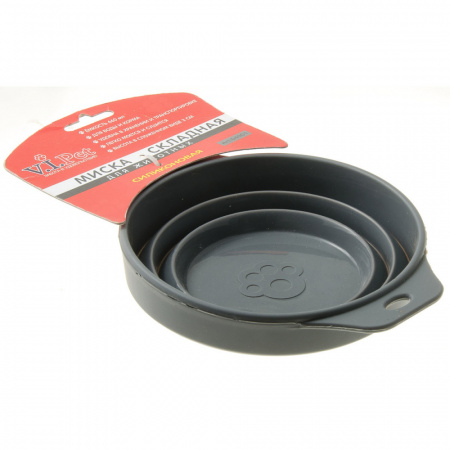 V.I.Pet Миска силиконовая складная 660 мл