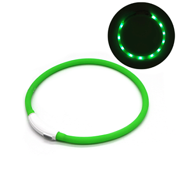 Купить Ошейник светящийся светодиодный NIGHT CITY "Шнурок" Triol для собак с доставкой по России.