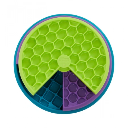 купить Игра-головоломка для собак Миска для медленного поедания, 2 (средний) уровень сложности, Nina Ottosson Lickin'Layers