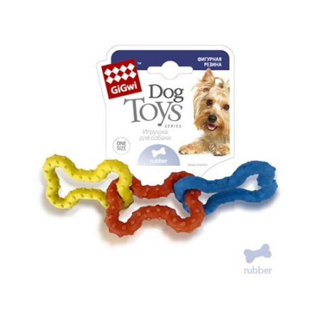 купить Три резиновые косточки CATCH & FETCH 15 см GiGwi