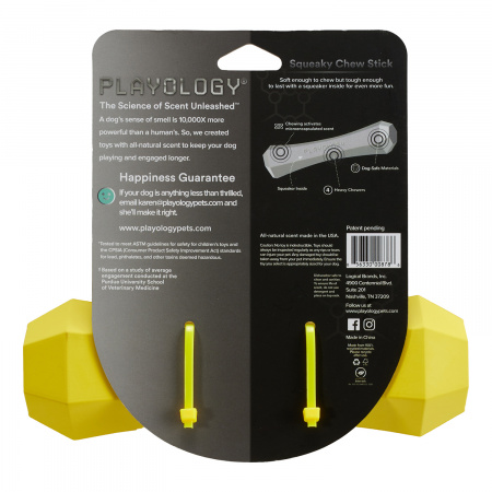 Жевательная палочка с ароматом SQUEAKY CHEW STICK, большая, Playology