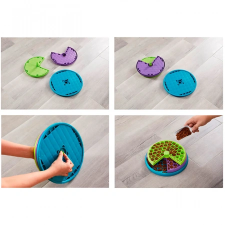 купить Игра-головоломка для собак Миска для медленного поедания, 2 (средний) уровень сложности, Nina Ottosson Lickin'Layers