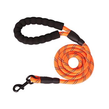 Купить Поводок-шнур с мягкой ручкой и светоотражением, 10мм, 1,5 м, X-Cord, Rich Breed для собак с доставкой по России
