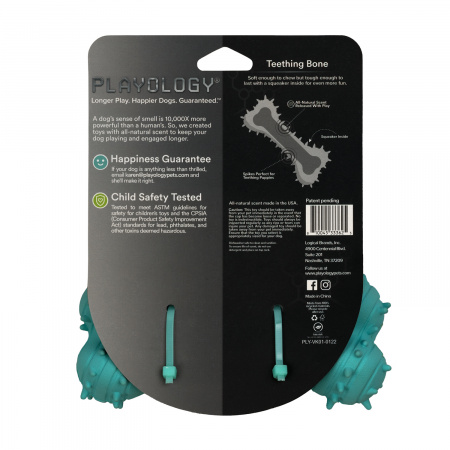 Дентальная жевательная косточка с ароматом для щенков PUPPY TEETHING BONE, Playology