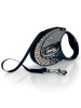 Купить Рулетка для собак Flexi Glam Splash Crystal S, до 12 кг, лента 3 м для собак с доставкой по России