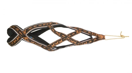 Шлейка ездовая классическая Невский Ангел (подкладка сеточка) со светоотражением