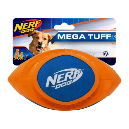 купить Снаряд Мегатон 18 см из вспененной резины и термопластичной резины (синий/оранжевый) Nerf