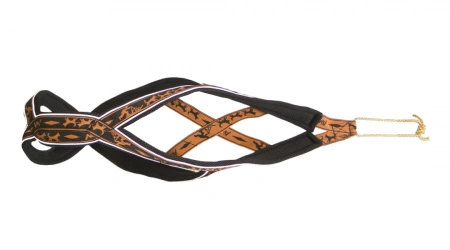 Шлейка ездовая классическая Невский Ангел (подкладка сеточка) со светоотражением