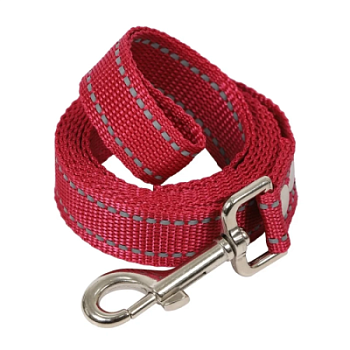Купить Поводок нейлоновый со светоотражением 20 мм, Lowcost, Rich Breed для собак с доставкой по России
