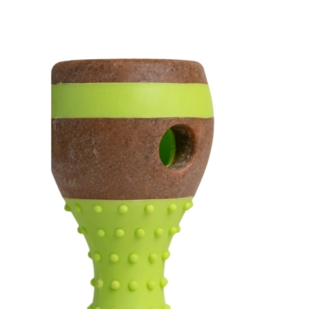 купить Гантеля на древесной основе с отверстием для корма с ароматом курицы 15,2 см, VG