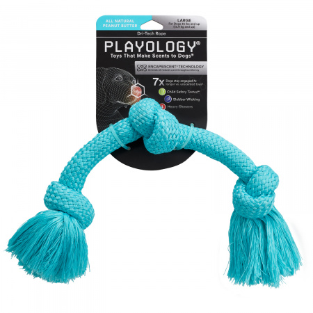 Жевательный канат с ароматом DRI-TECH ROPE, большой, Playology
