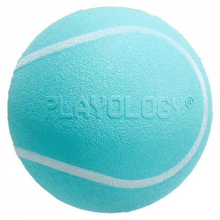 Жевательный мяч с пищалкой и ароматом, SQUEAKY CHEW BALL 8 см, Playology