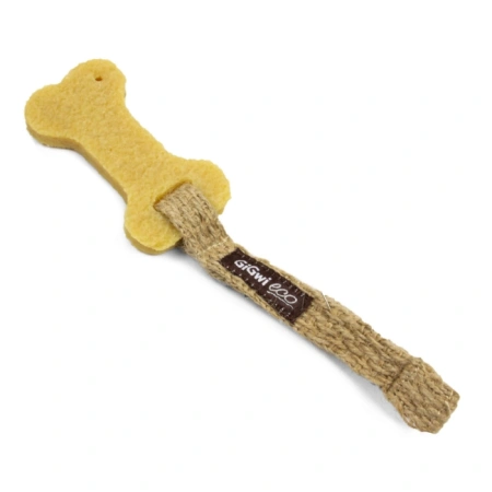 купить Кость из экорезины большая 11 см GUM GUM DOG ECO GiGwi