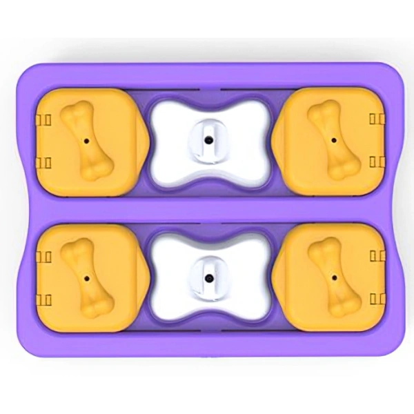 Игра-головоломка для щенков и собак мелких пород Кирпичик, 2 (средний) уровень сложности, Nina Ottosson Brick mini