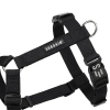 Шлейка прогулочная регулируемая Canis Черный Дымарь, Sobakin