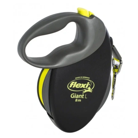 Купить Рулетка для собак Flexi Giant M, до 25 кг, светоотражающая лента 8 м для собак с доставкой по России